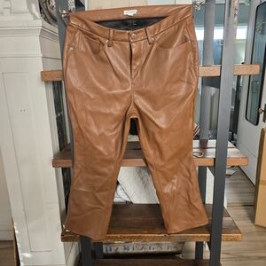 Brown Leather Pants